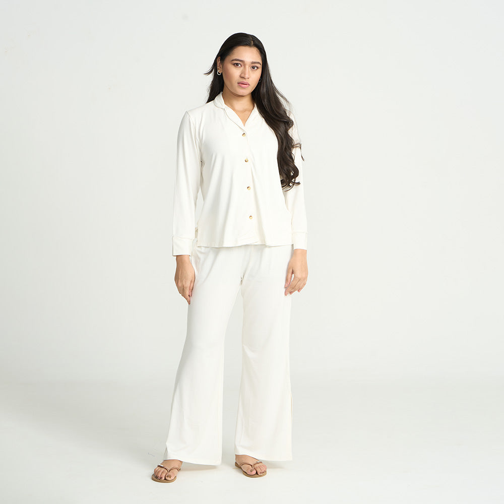Women's Pyjama Set - Pant & Long Sleeve Shirt