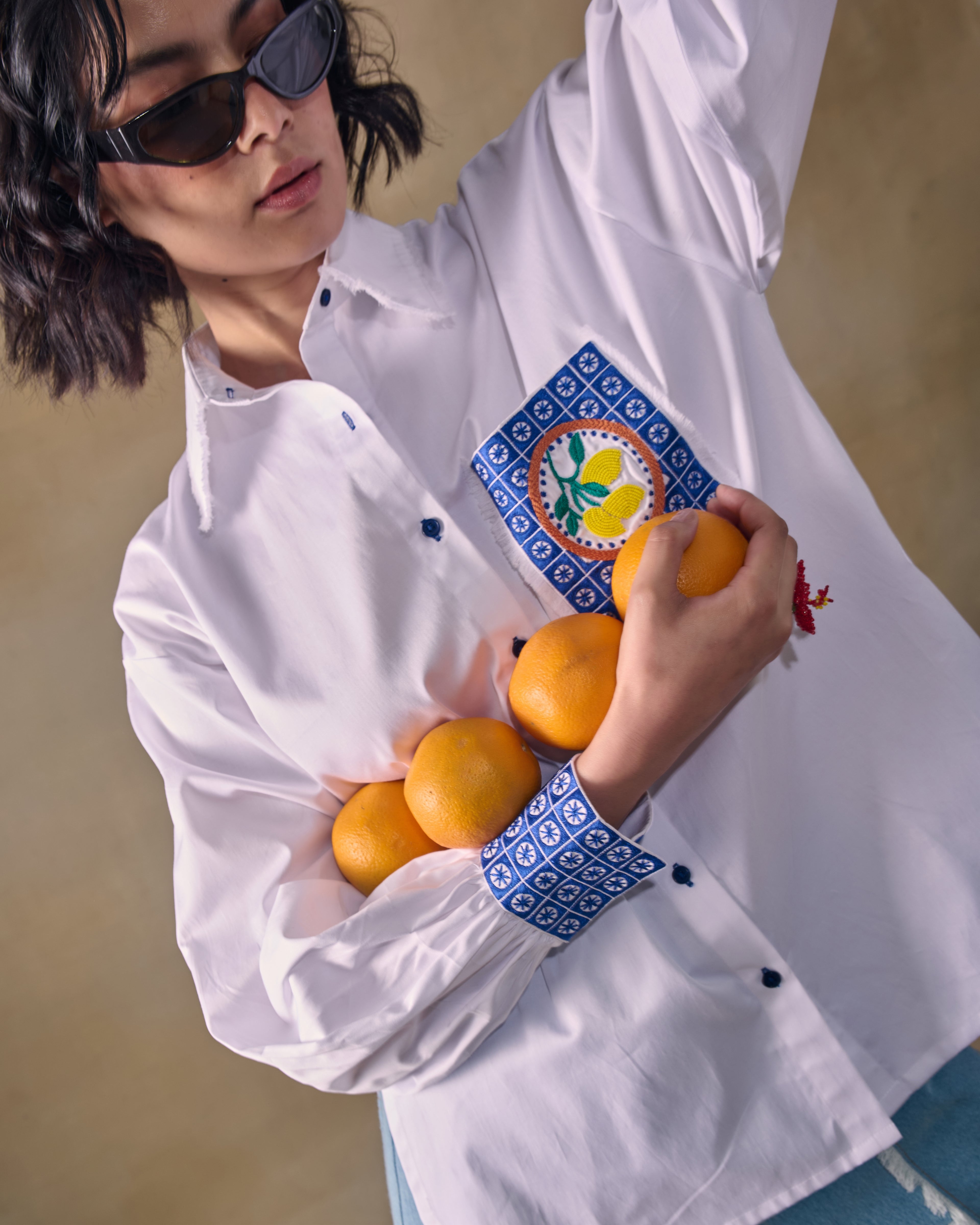 Zellige Embroidered Shirt