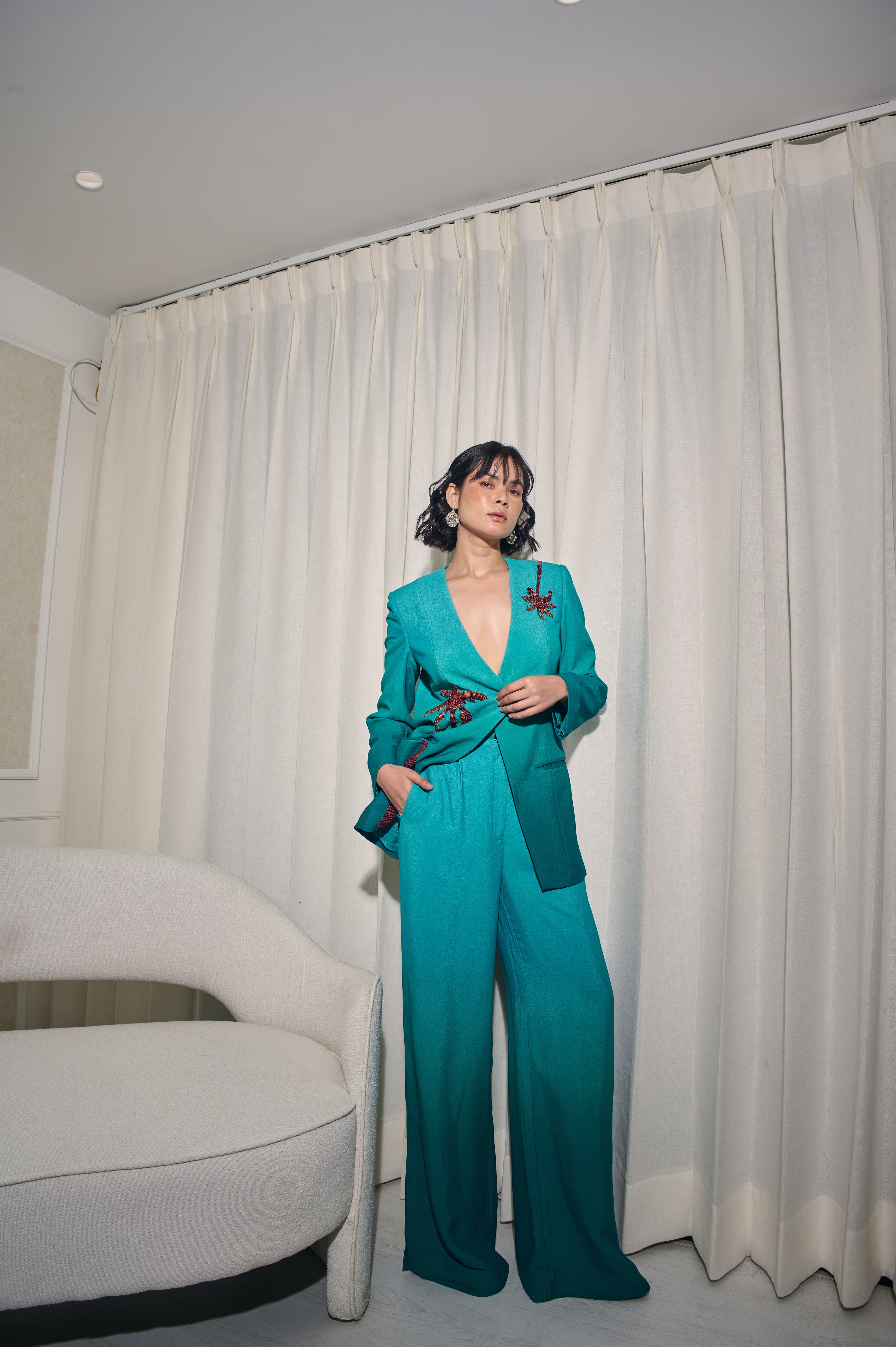 Palm Reverie Straight Pants