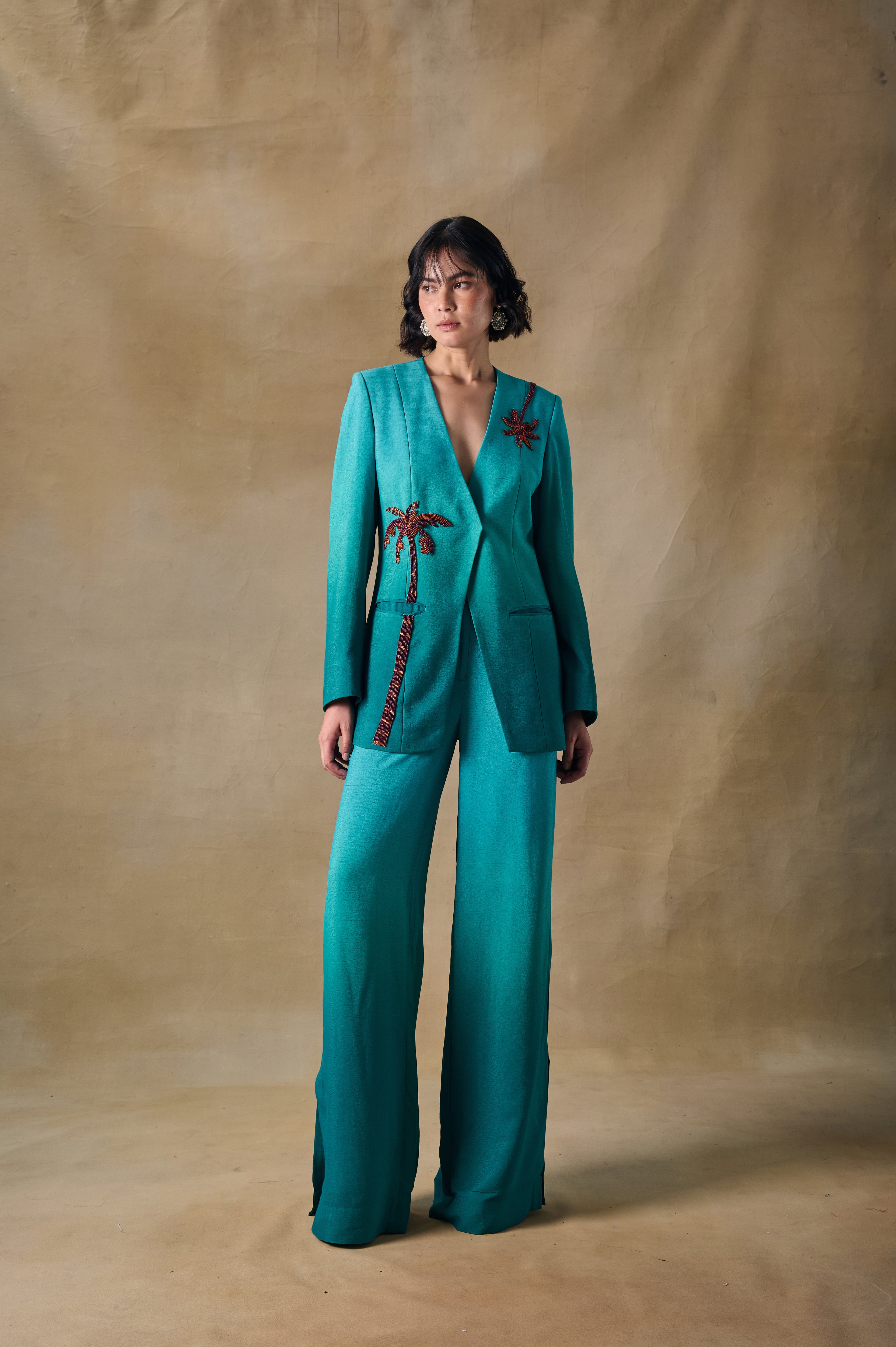Palm Reverie Straight Pants