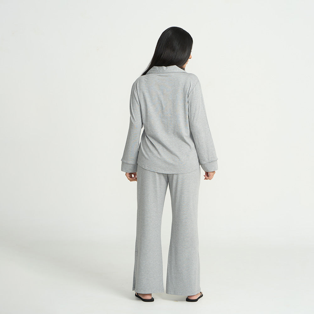 Women's Pyjama Set - Pant & Long Sleeve Shirt