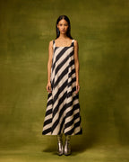 Vienna Stripe Midi Dress