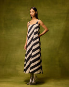 Vienna Stripe Midi Dress