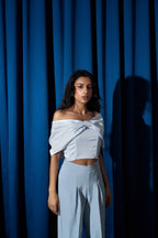 AFFRA SATIN TOP