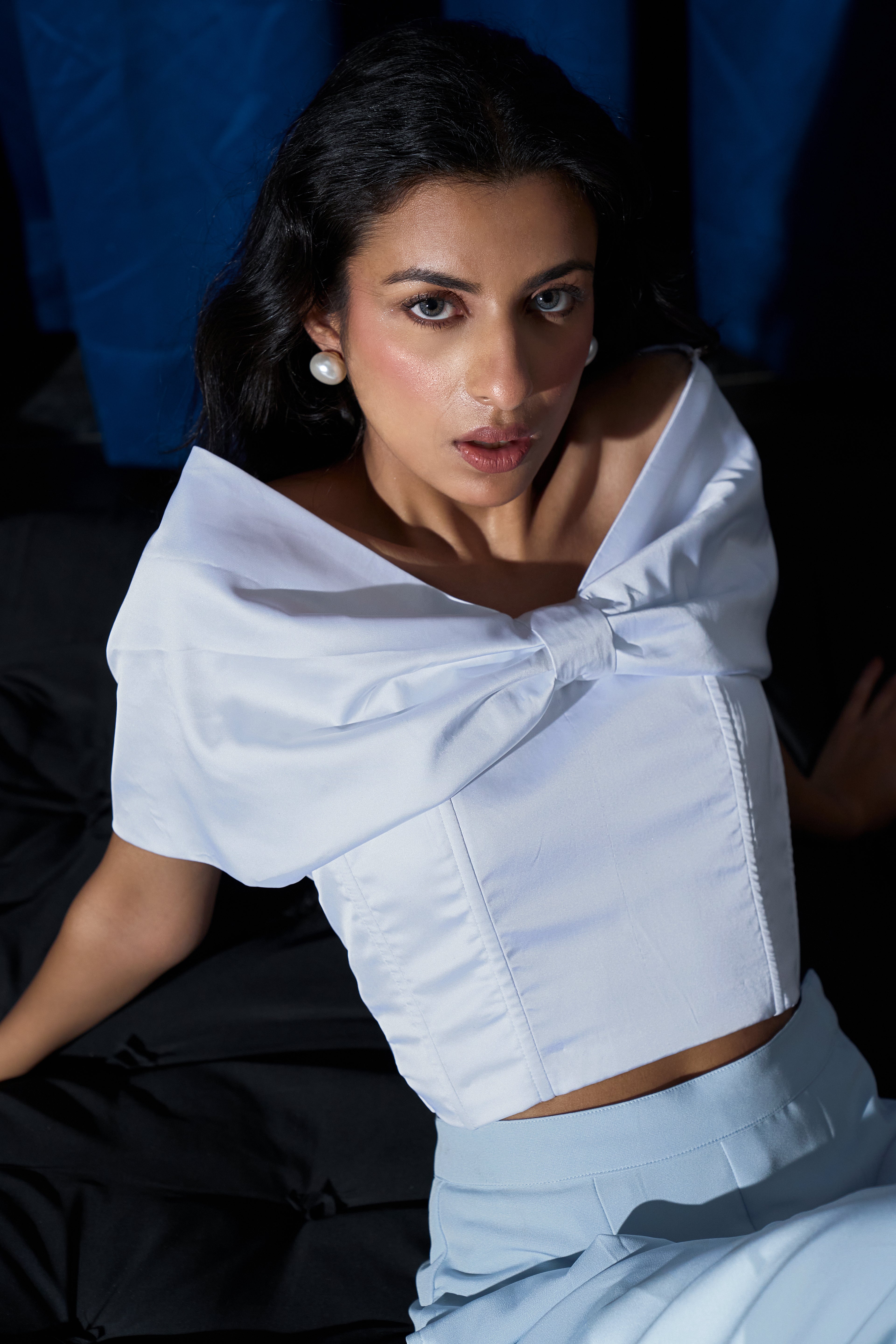 AFFRA SATIN TOP