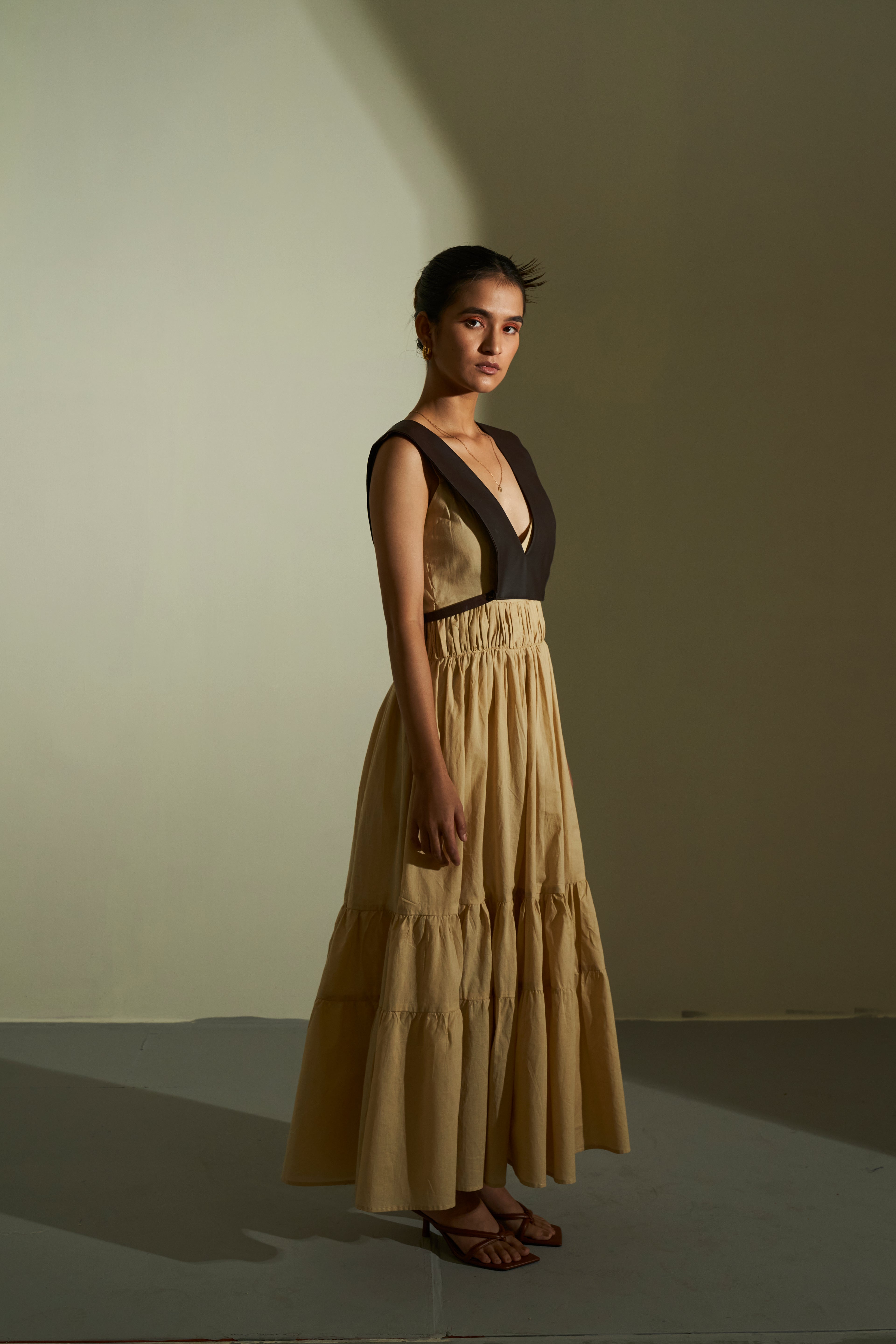 TRESA COTTON GAUZEDRESS