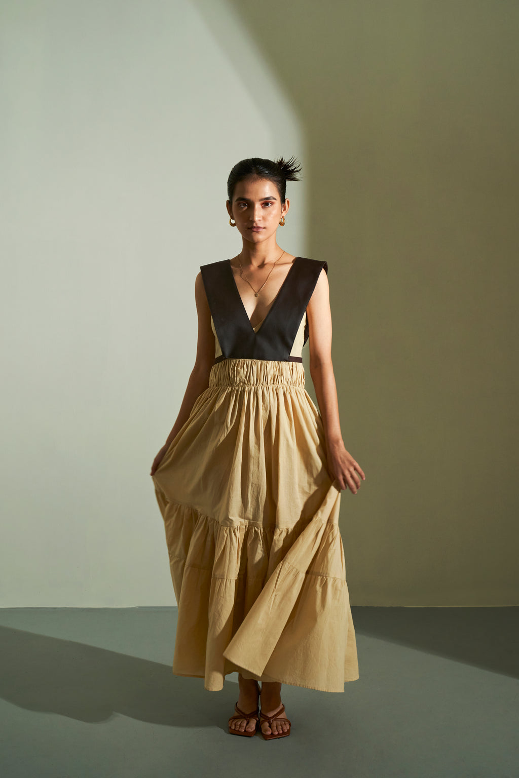 TRESA COTTON GAUZEDRESS