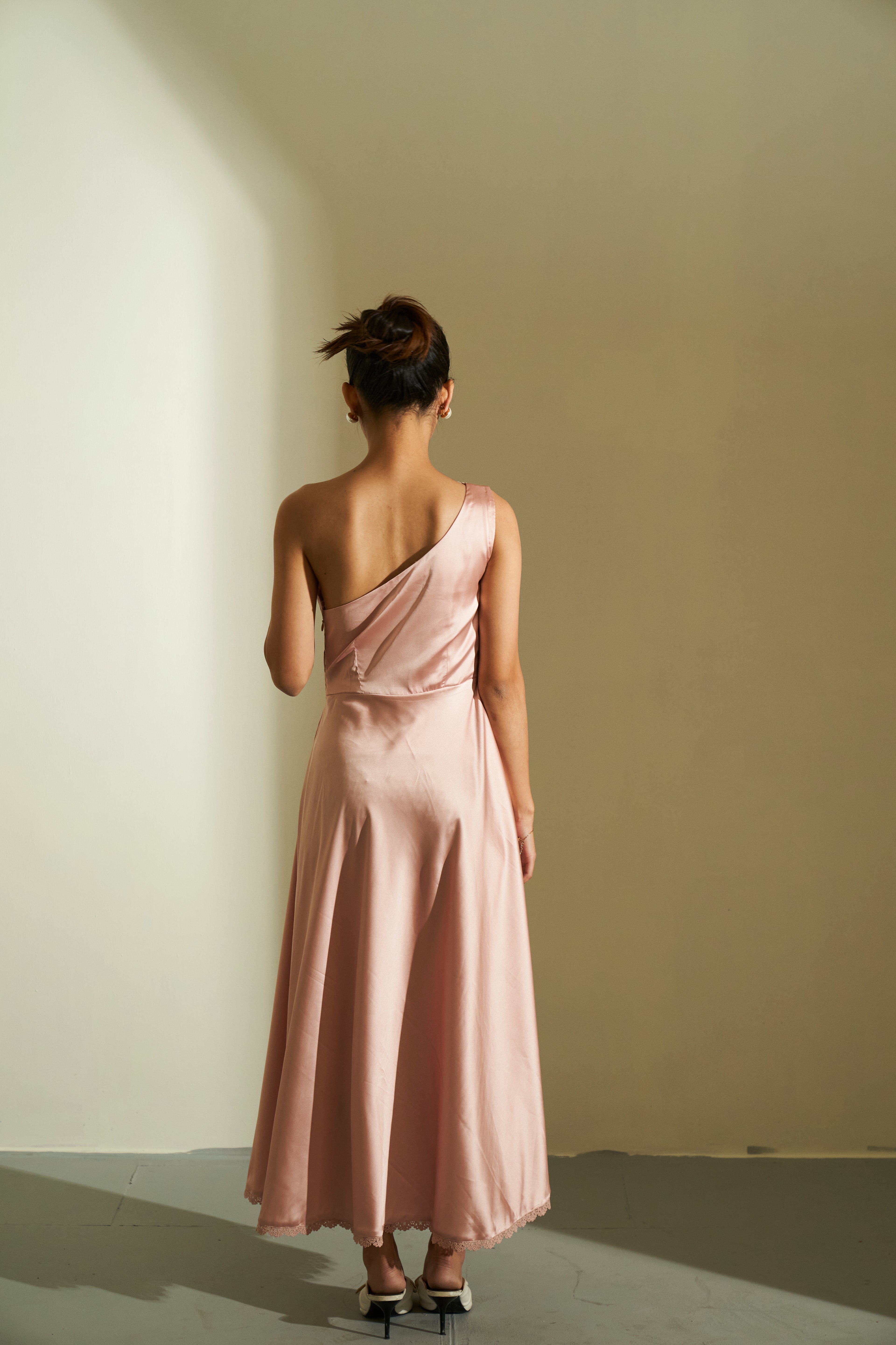 CALLA SATIN DRESS