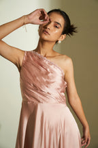 CALLA SATIN DRESS