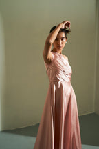 CALLA SATIN DRESS