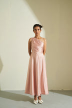 CALLA SATIN DRESS