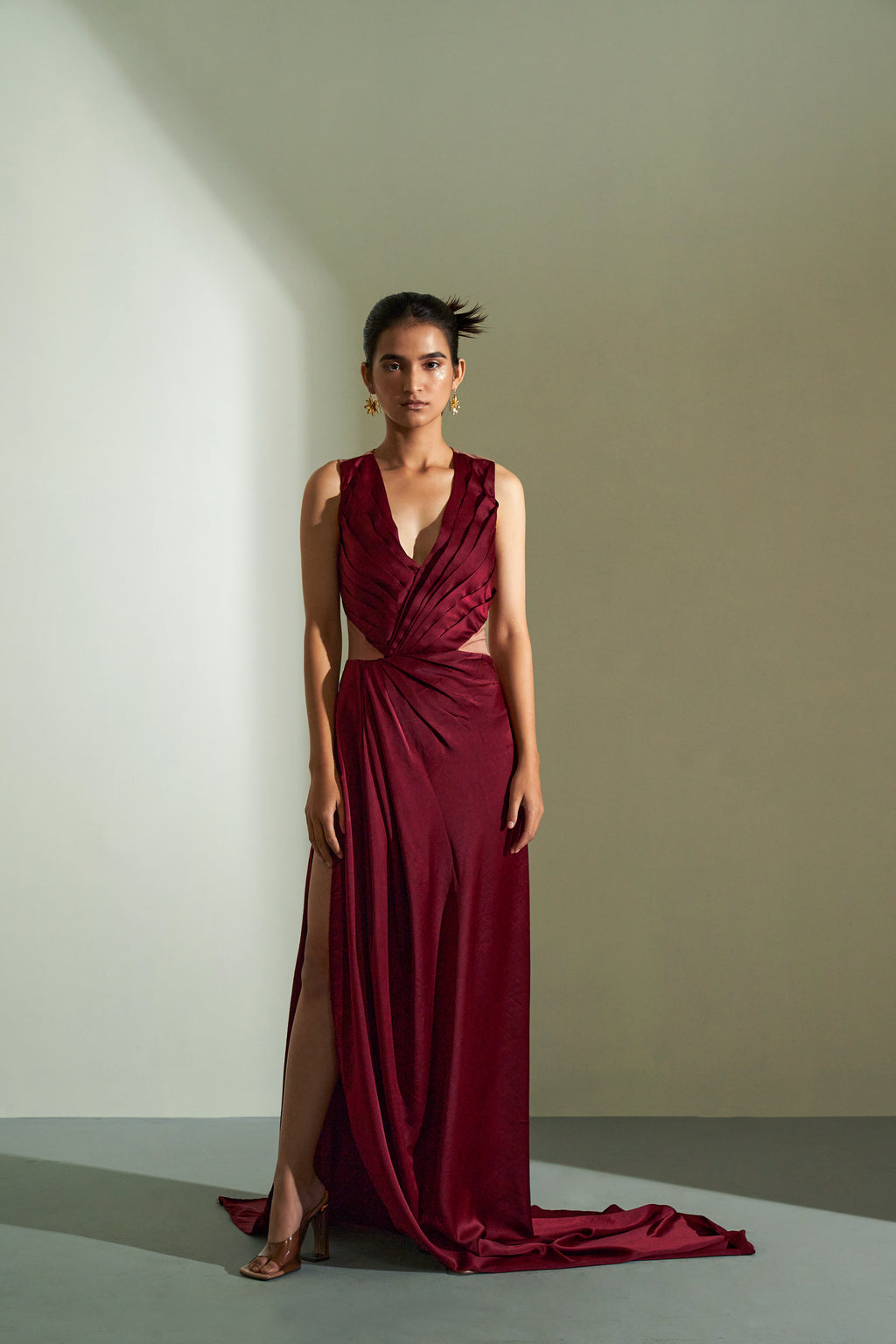 SAHIBA SATIN DRESS
