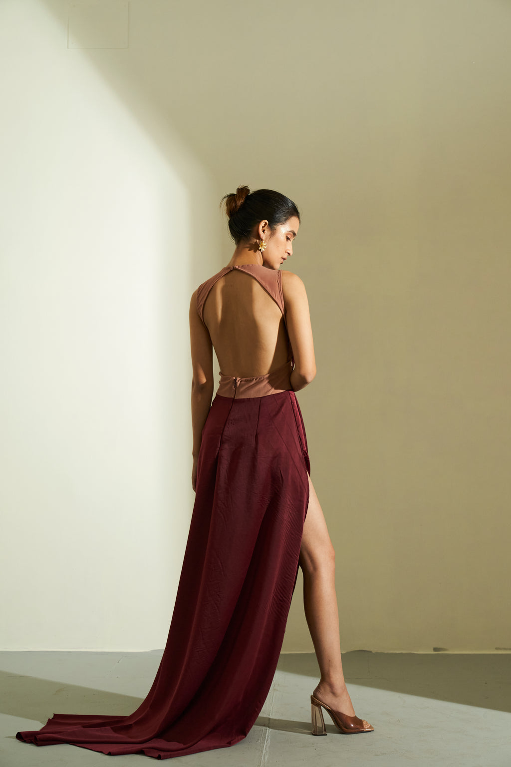 SAHIBA SATIN DRESS