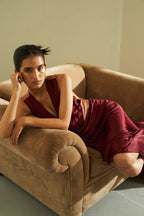 SAHIBA SATIN DRESS