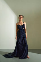FALLON SATIN LYCRA DRESS