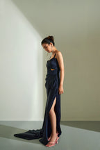 FALLON SATIN LYCRA DRESS