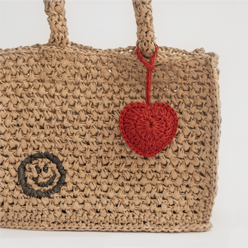 RAFFIA KEYCHAIN