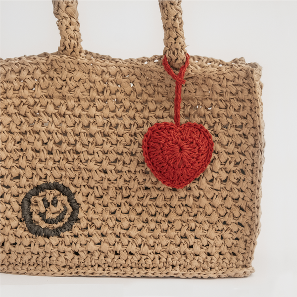 RAFFIA KEYCHAIN