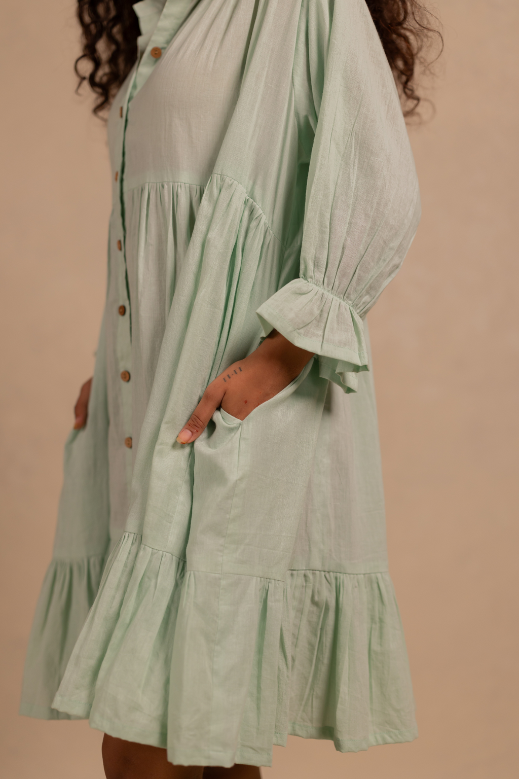 GISELLE GATHERED DRESS