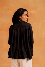 SENZA GATHERED SHIRT TOP