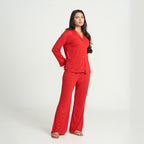 Women's Pyjama Set - Pant & Long Sleeve Shirt