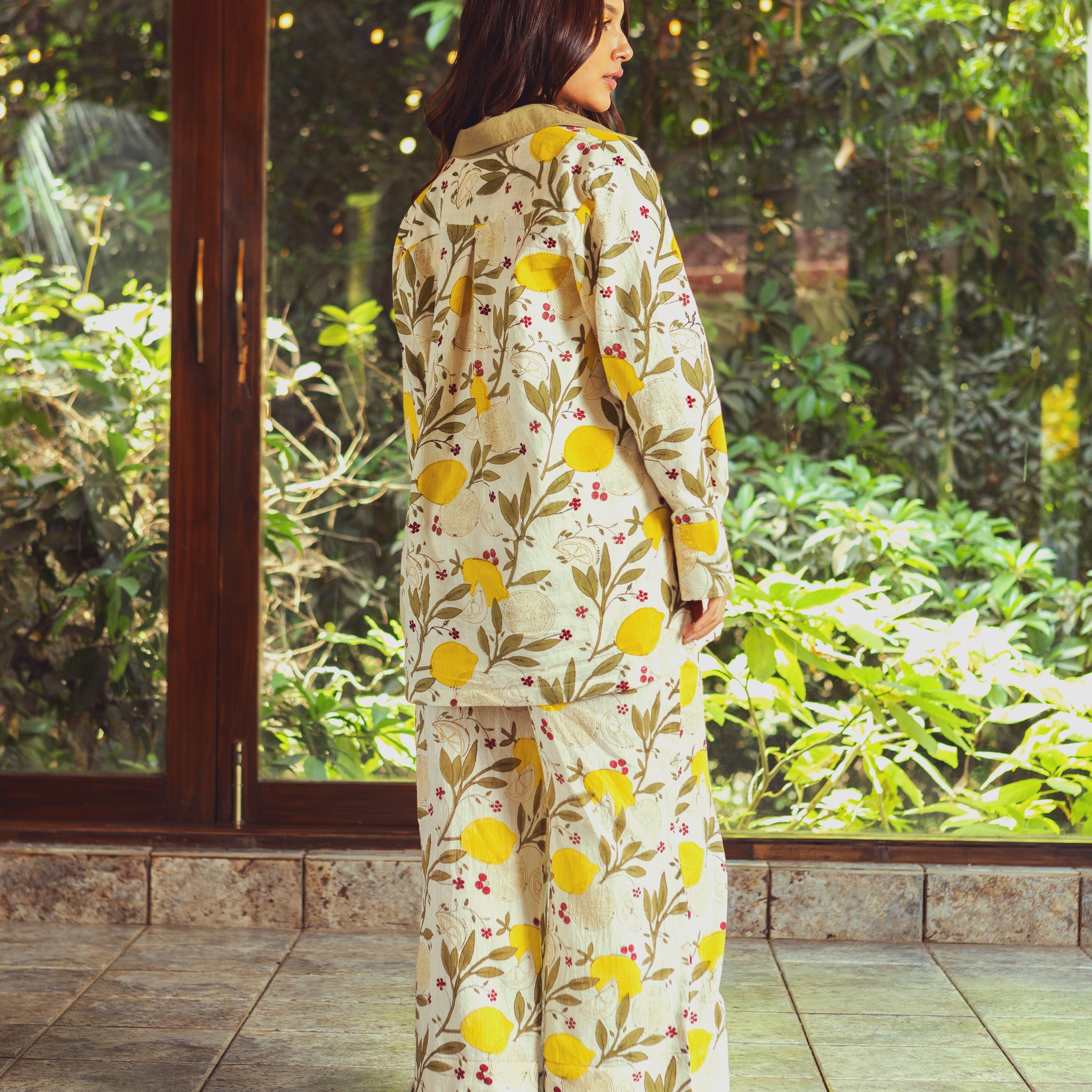 Lemon leaf pants