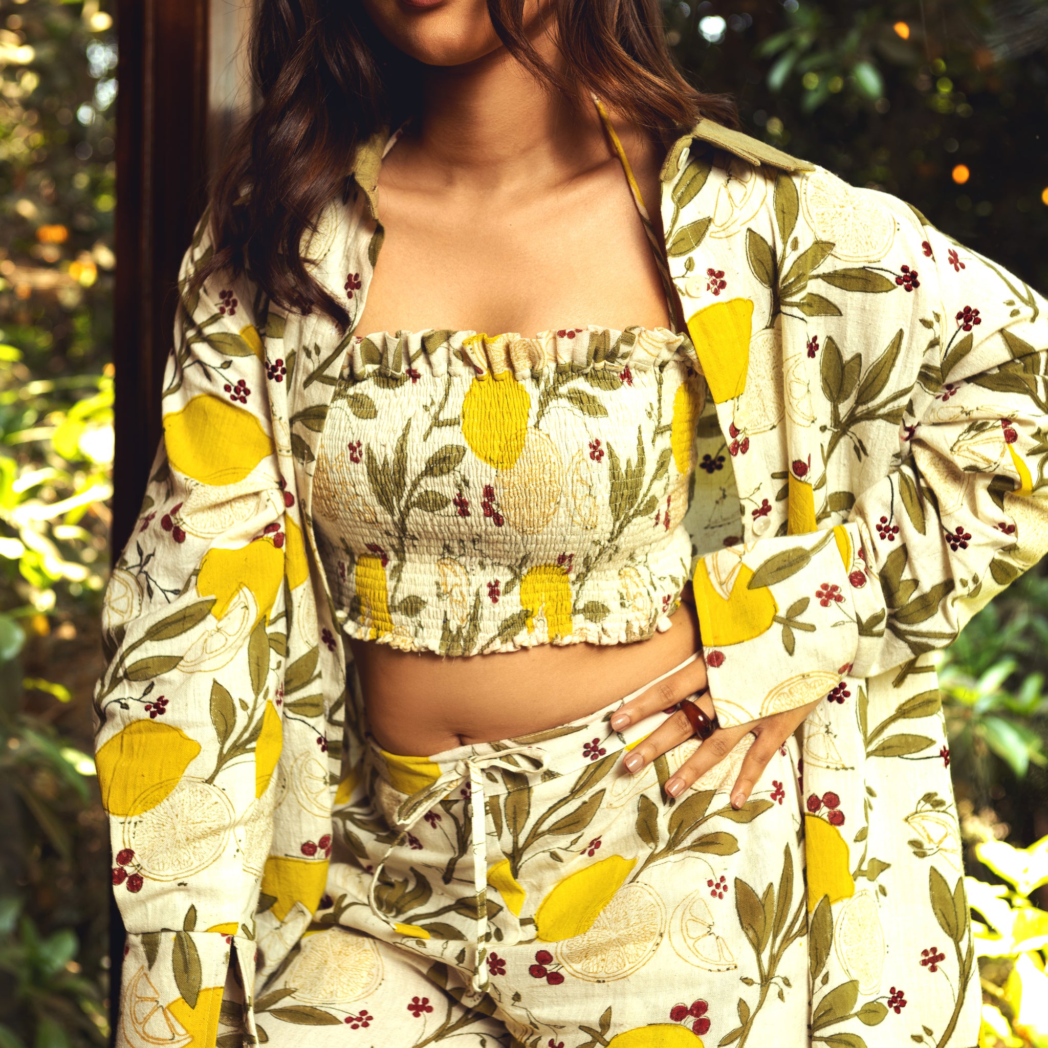 Lemon leaf bralette