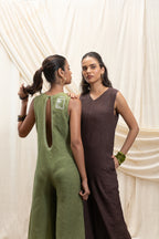 Solid Jumpsuit with Back Detailing