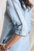 A-Line Maxi Dress with Slit