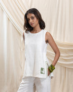 Relaxed High Low Top