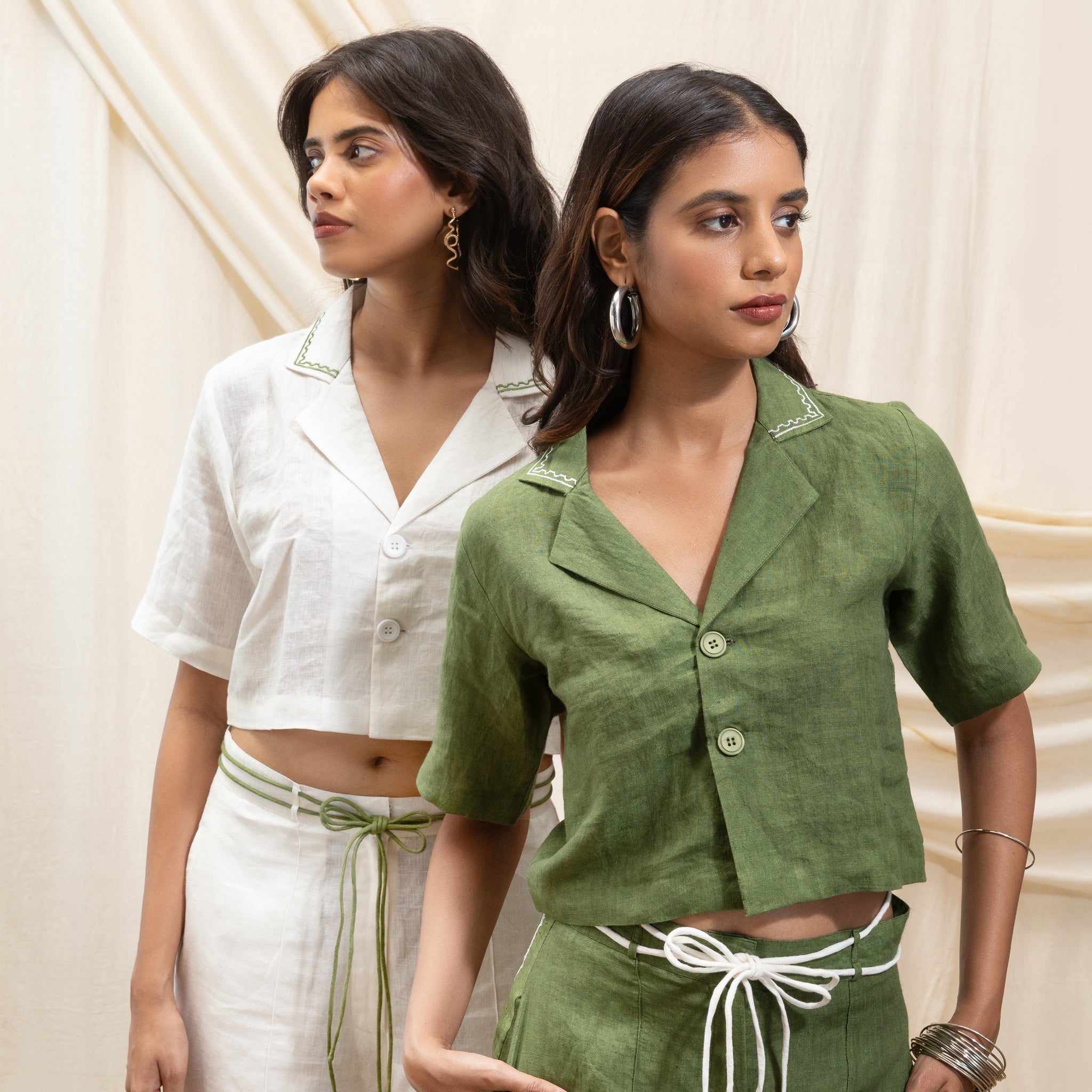 Short sleeves Cropped Blazer