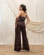 Linen Tube Top and Bell Bottom Set