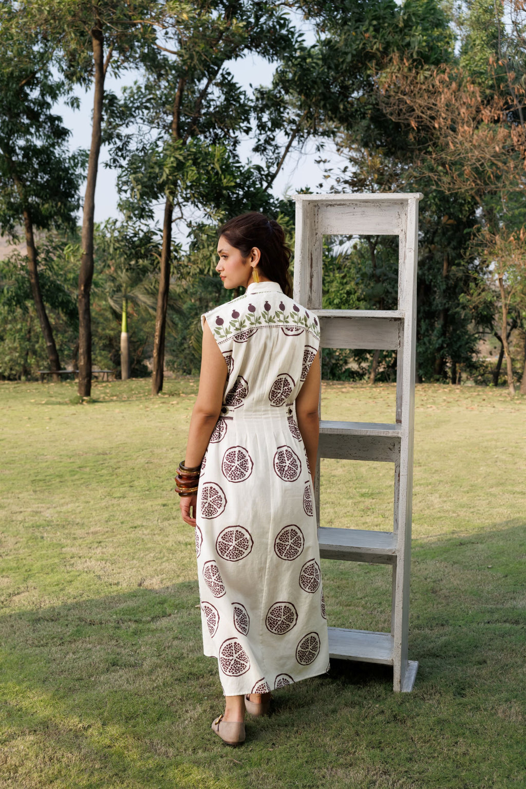 Sleeveless Button Down Maxi Dress