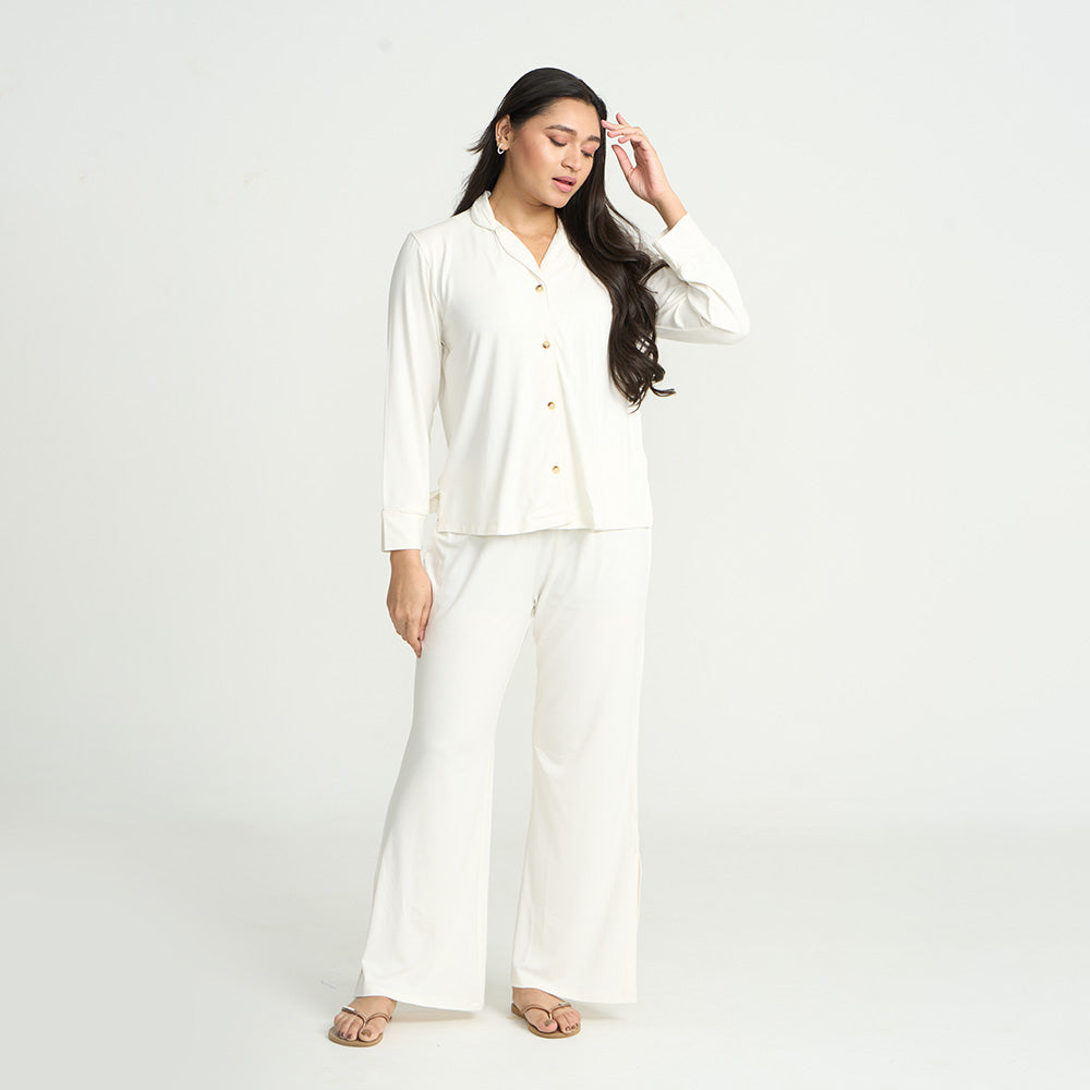 Women's Pyjama Set - Pant & Long Sleeve Shirt
