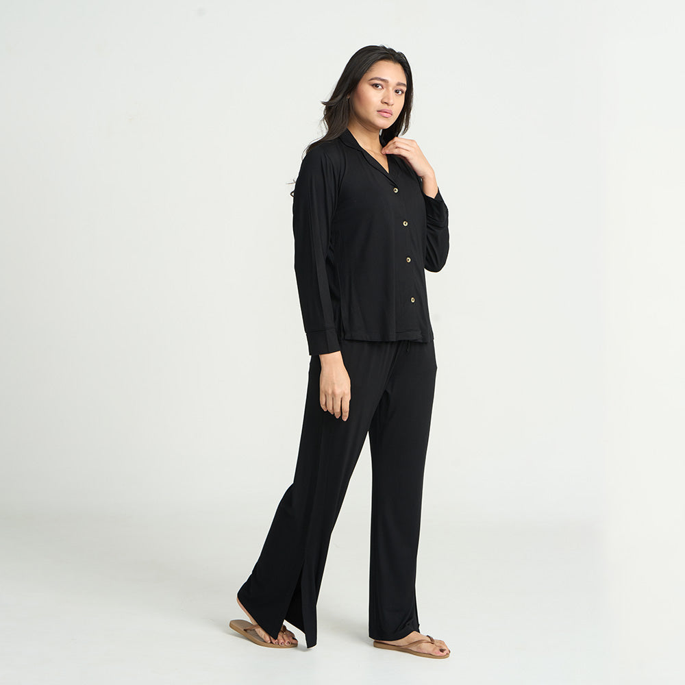 Women's Pyjama Set - Pant & Long Sleeve Shirt