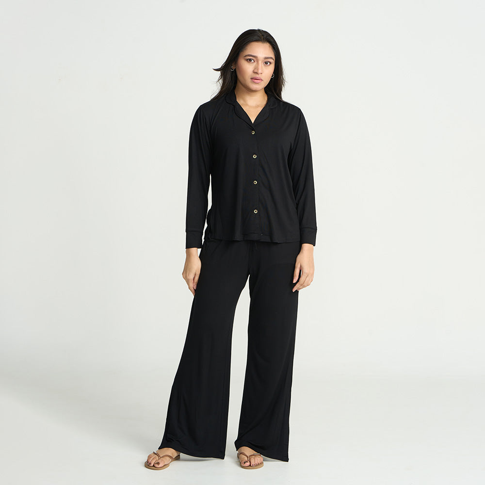 Women's Pyjama Set - Pant & Long Sleeve Shirt