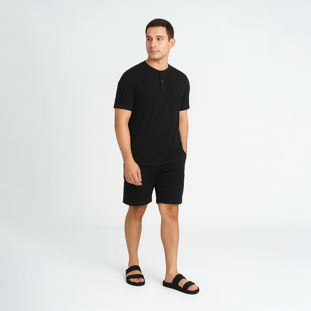 Men's Pyjama Set - Shorts & T-shirt