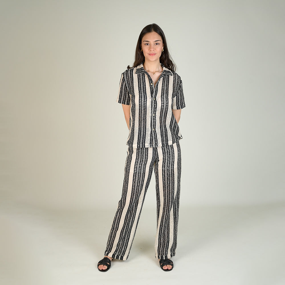Chevron Co-ord Set ( Shirt and Pant)