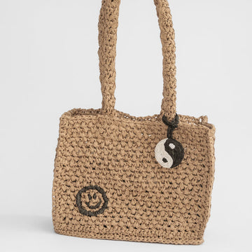 RAFFIA KEYCHAIN