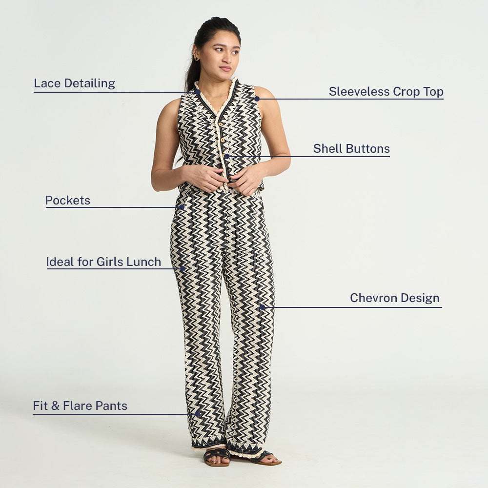 Chevron Co-ord Set