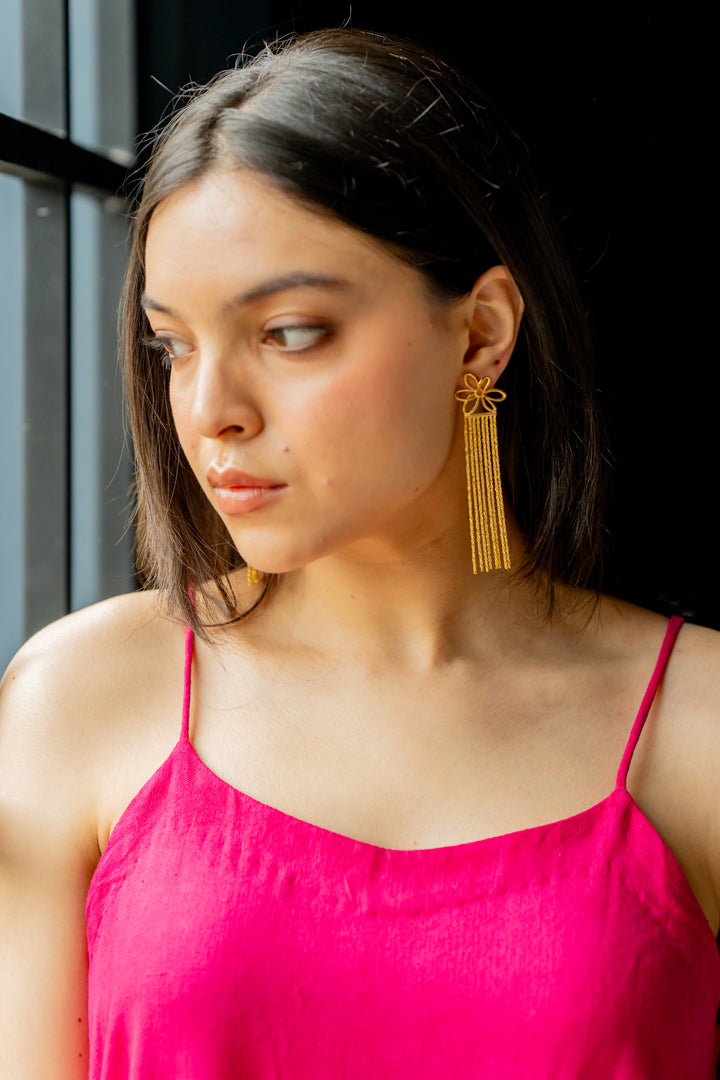 CHAIN CHARM EARRINGS