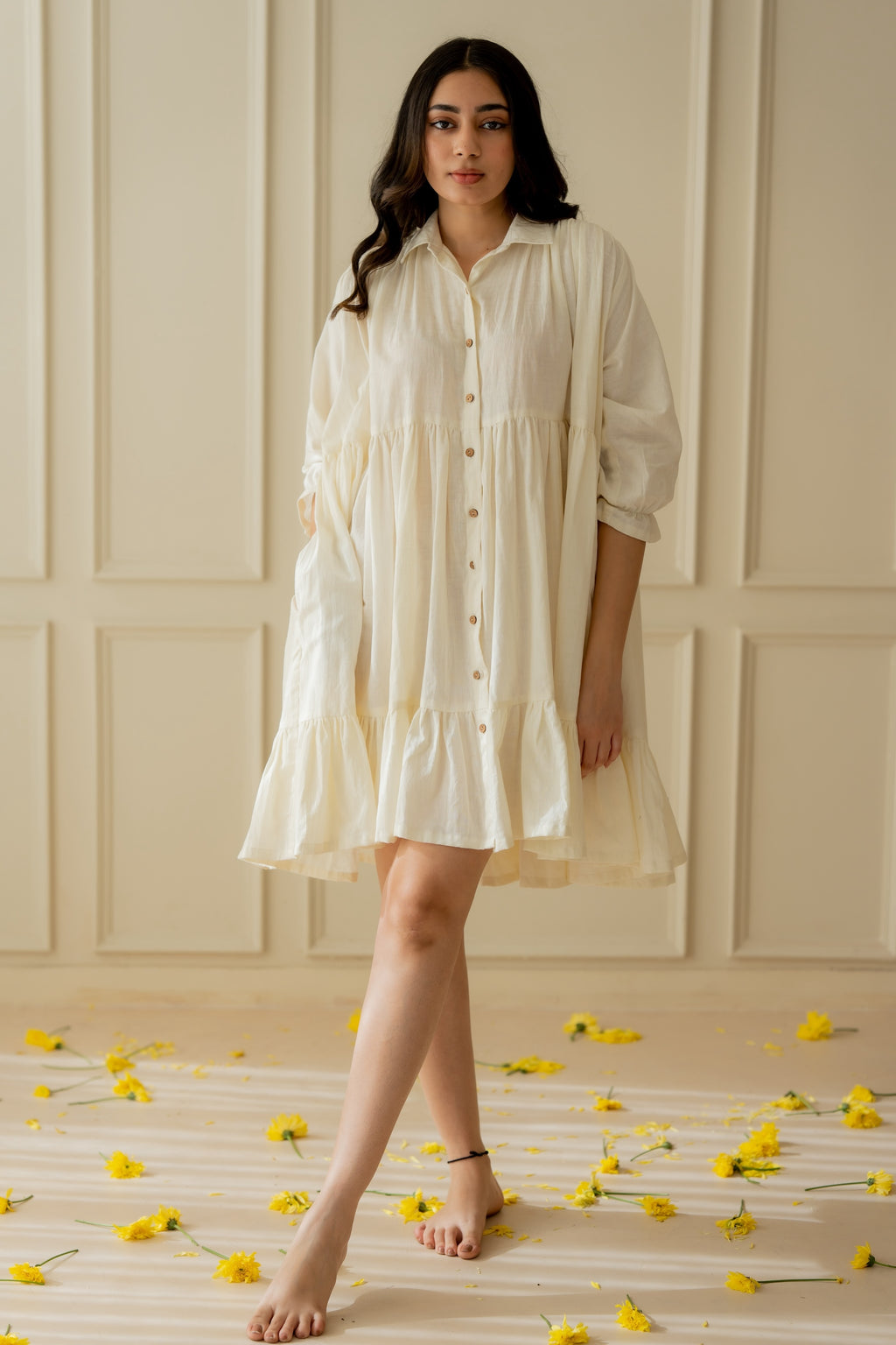 GISELLE GATHERED DRESS