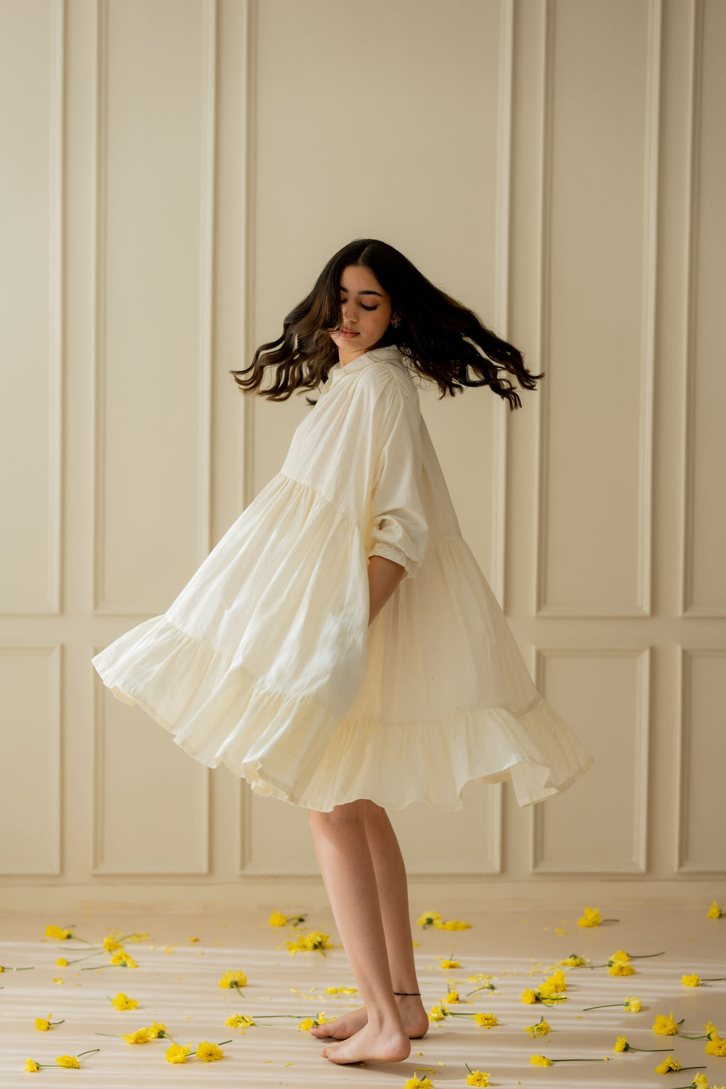 GISELLE GATHERED DRESS