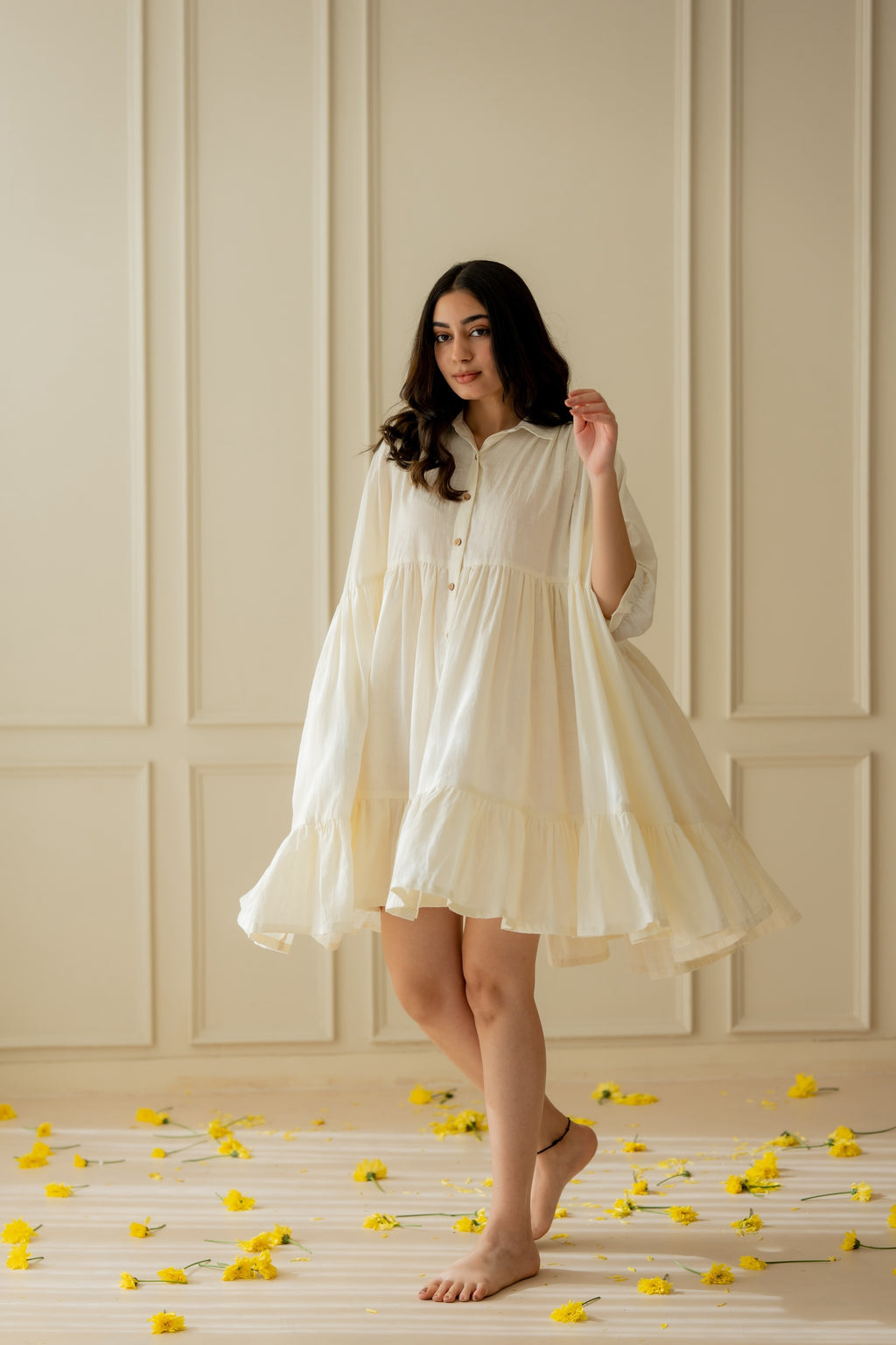 GISELLE GATHERED DRESS