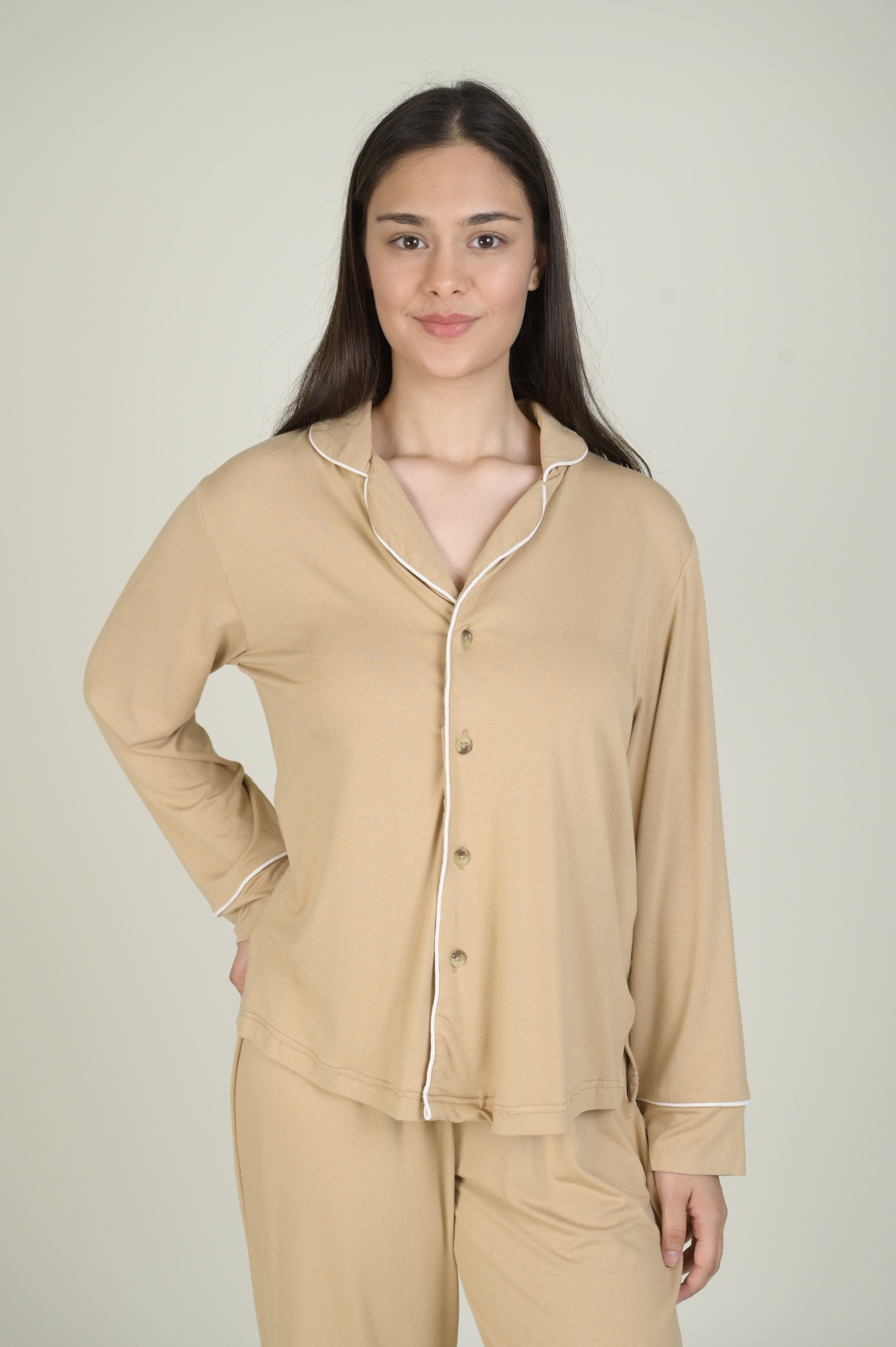 Women's Pyjama Set - Pant & Long Sleeve Shirt
