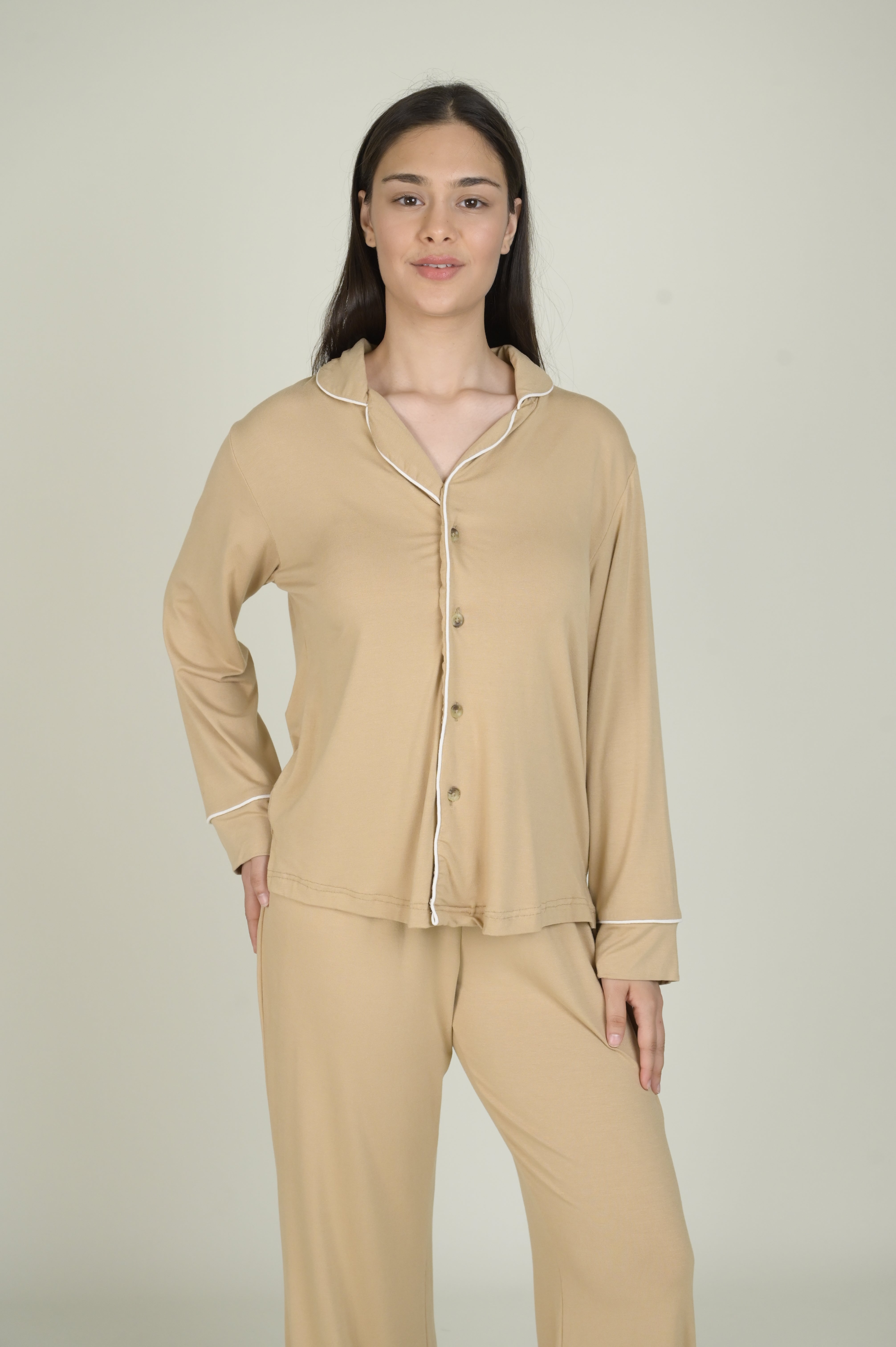 Women's Pyjama Set - Pant & Long Sleeve Shirt