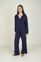 Women's Pyjama Set - Pant & Long Sleeve Shirt