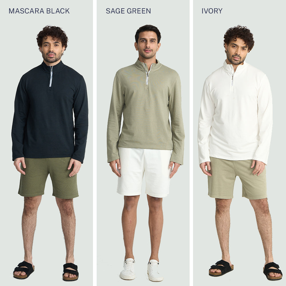 Classic Men's Quarter Zip Sweatshirt