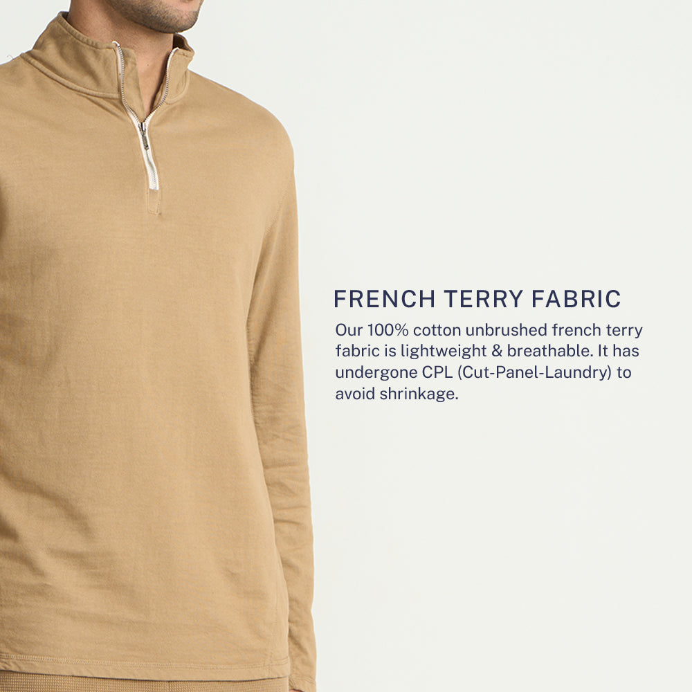 Classic Men's Quarter Zip Sweatshirt