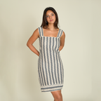 Chevron Short Dress